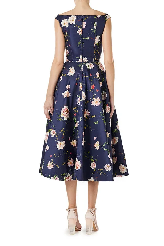 floral-off-the-shoulder-dress-navy