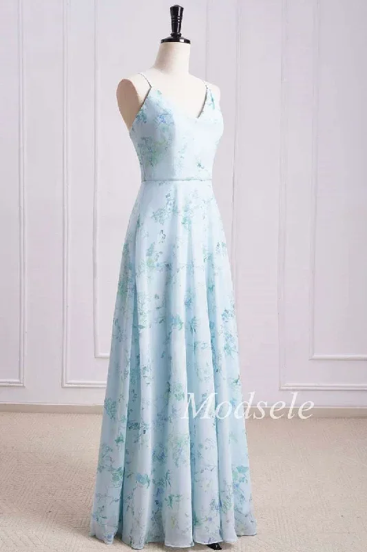 floral-print-cowl-neck-cross-back-chiffon-bridesmaid-dress