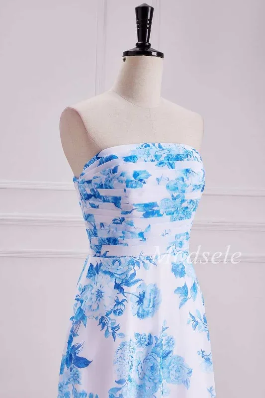 floral-print-shirred-bodice-strapless-maxi-dress