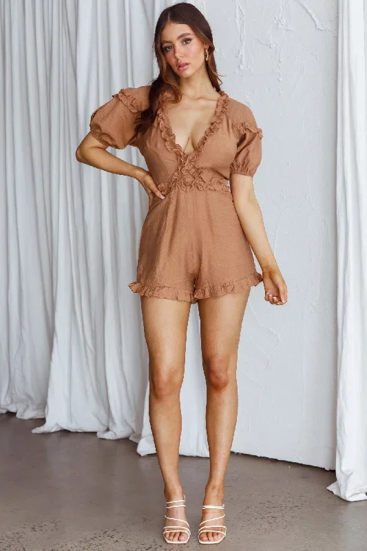 galatia-frill-trim-puff-sleeve-romper-tan