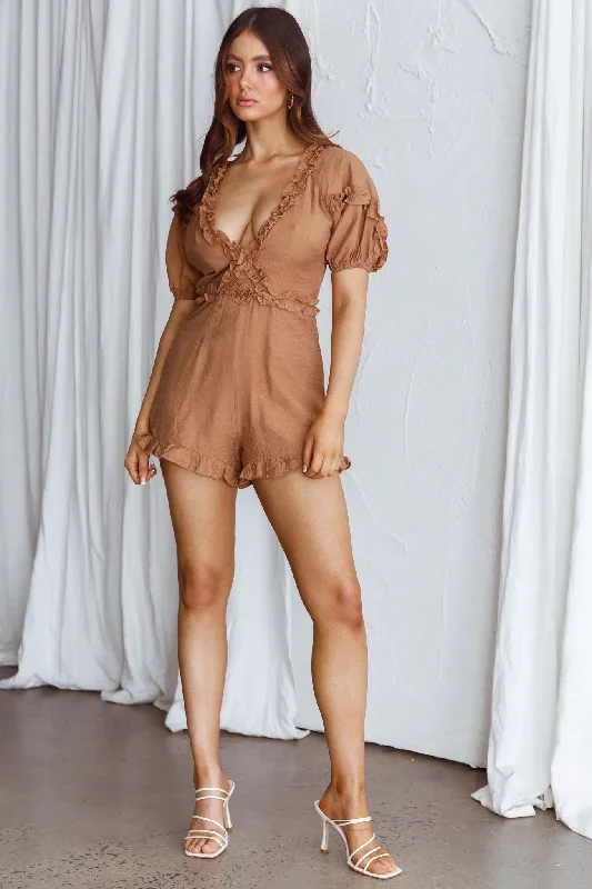 galatia-frill-trim-puff-sleeve-romper-tan