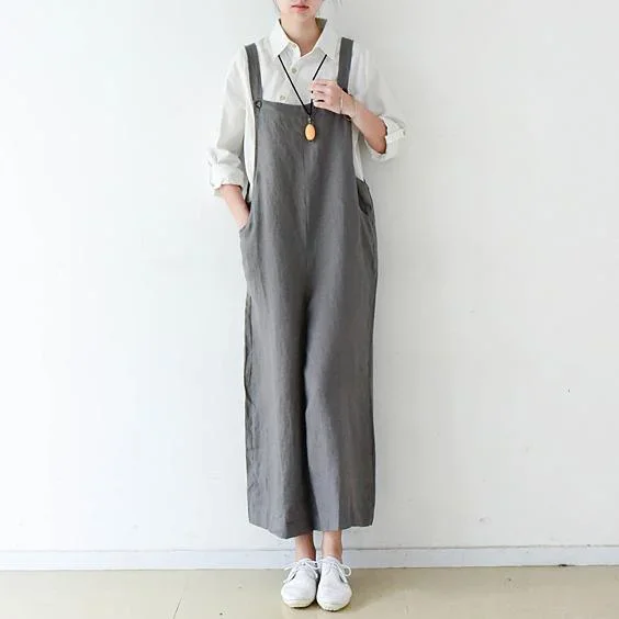 gray-cozy-cotton-jumpsuit-pants-plus-szie-linen-pants-wide-leg