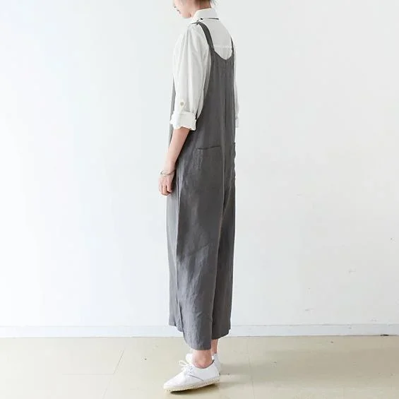 gray-cozy-cotton-jumpsuit-pants-plus-szie-linen-pants-wide-leg