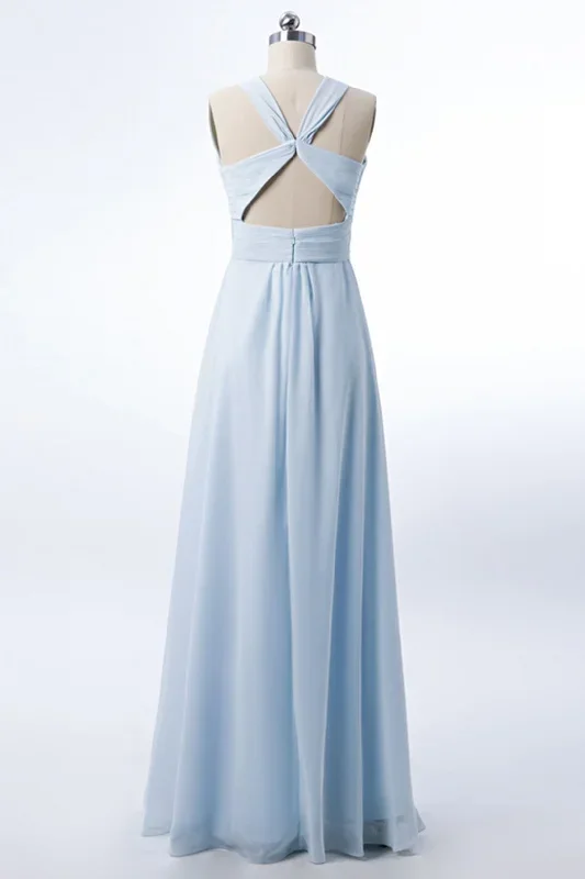 halter-ice-blue-chiffon-long-bridesmaid-dress