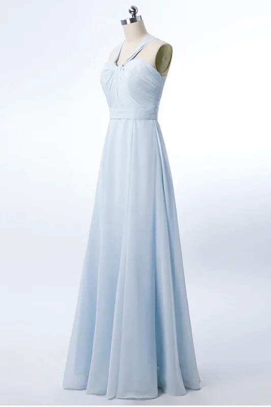 halter-ice-blue-chiffon-long-bridesmaid-dress