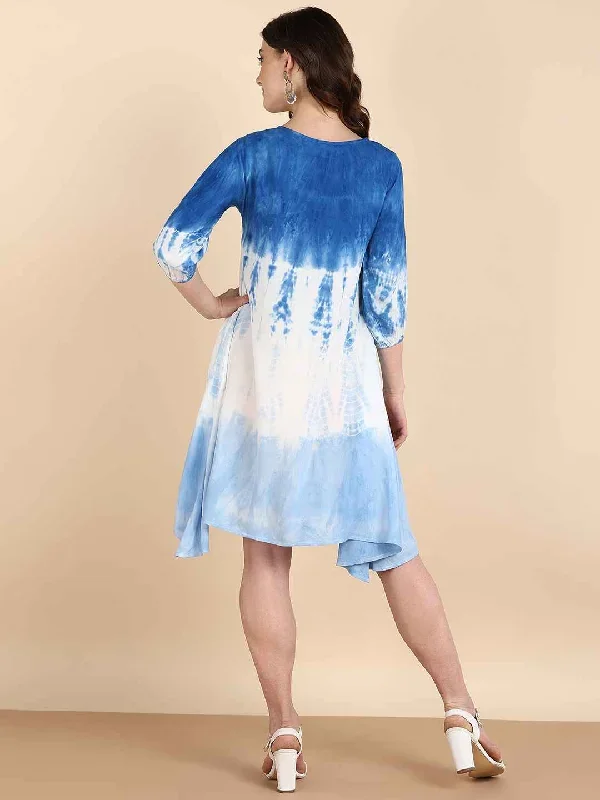 hand-dyed-knee-length-dress-for-women