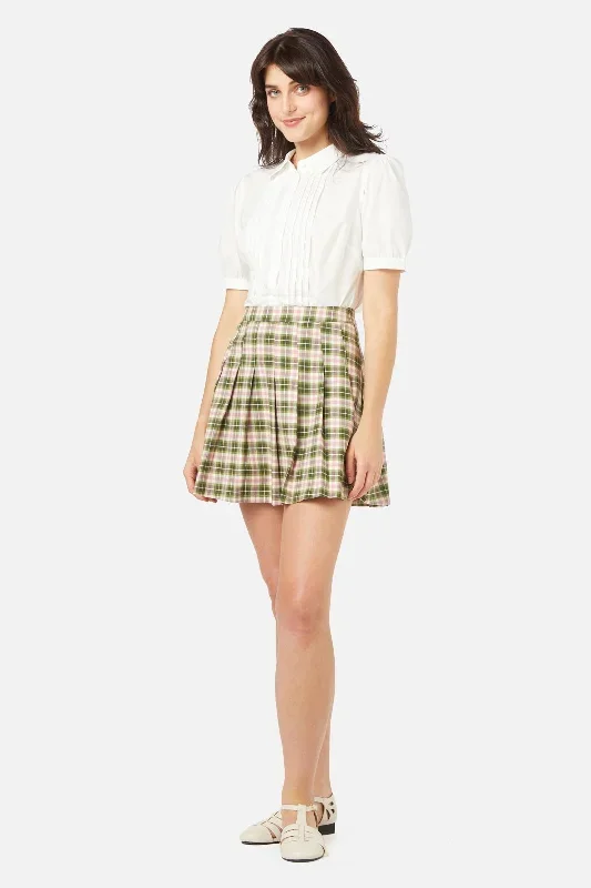 Hazel Check Skirt