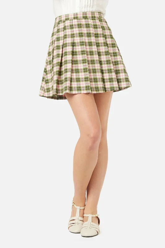 hazel-check-skirt