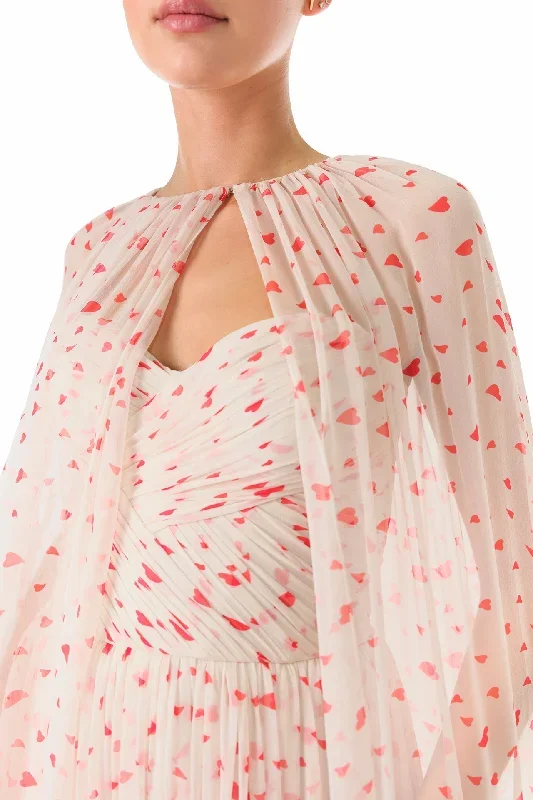 heart-print-chiffon-cape