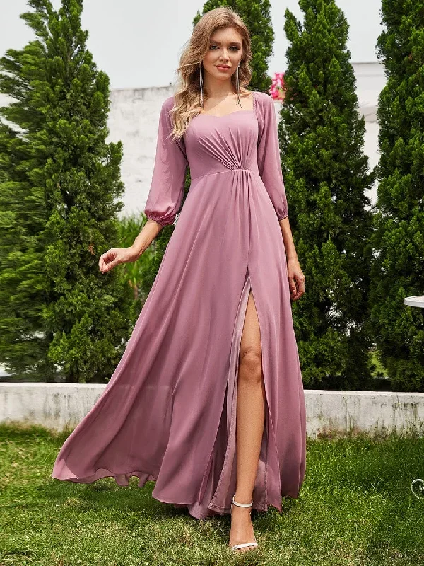 high-slit-waist-pleated-off-shoulder-chiffon-bridesmaid-dress-with-long-sleeves-ess0002