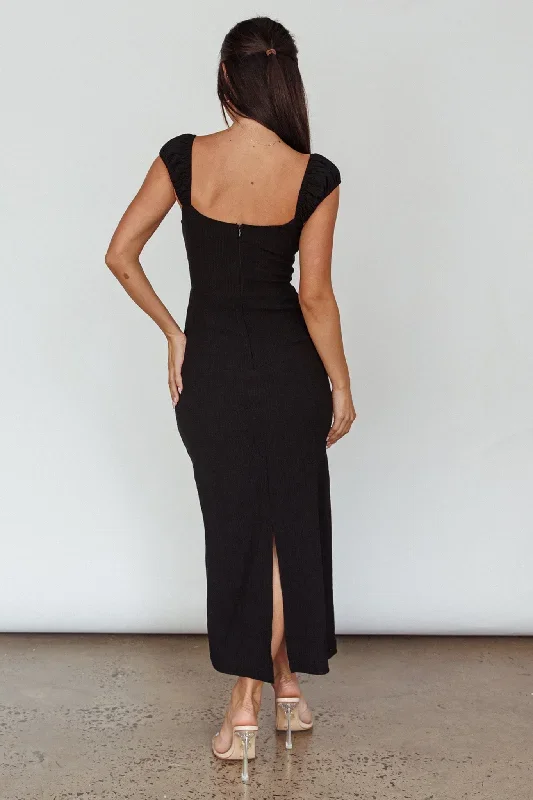 iconic-cut-out-bodice-midi-dress-black