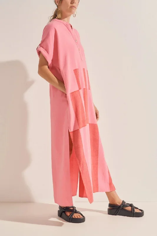 ilio-nema-castor-caftan-red-pink-broken-stripe