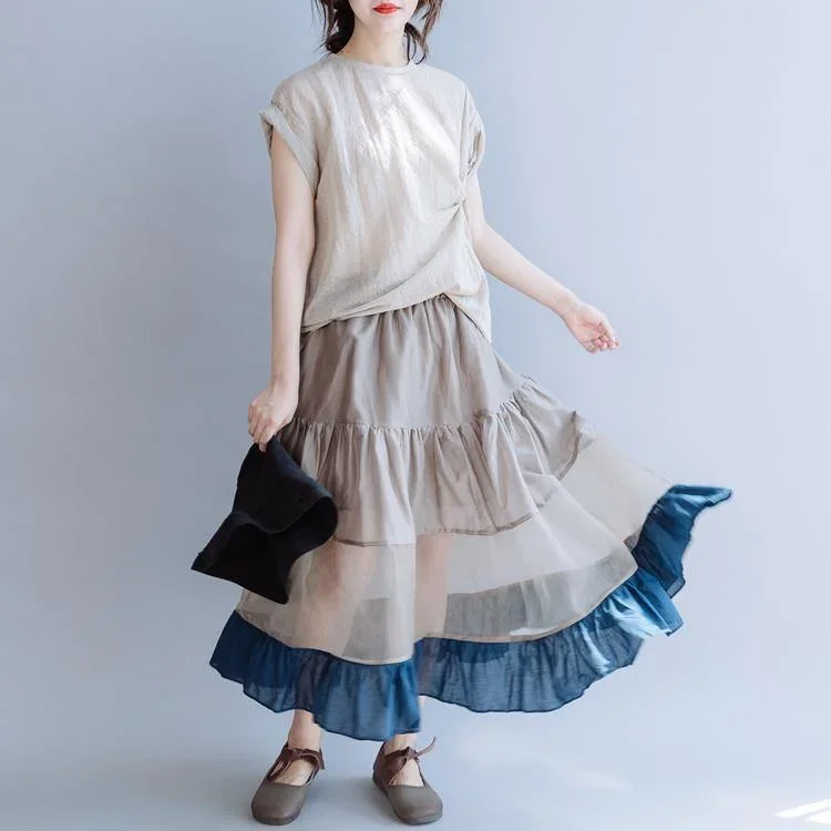 italian-ruffles-cotton-long-runway-gray-cotton-patchwork-tulle-skirt-summer