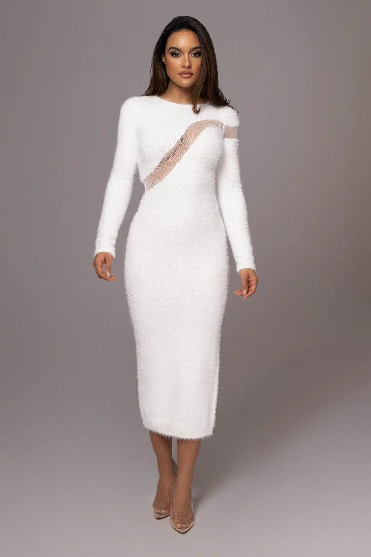 Ivory Toni Knit Maxi Dress