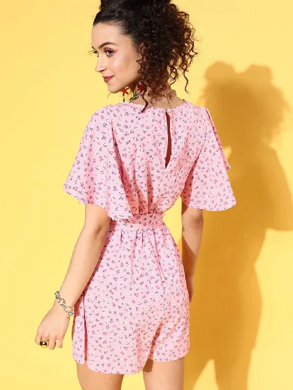 jp3786pk-berrylush-women-pink-floral-printed-v-neck-waist-tie-up-ruffled-mini-jumpsuit