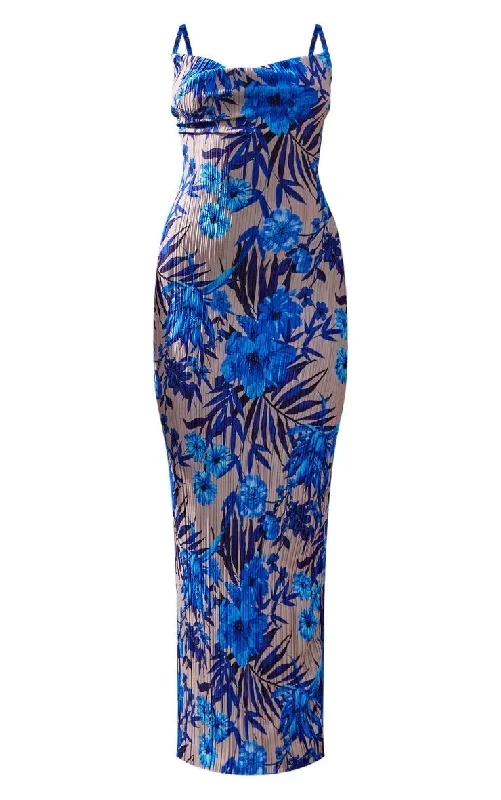 juliet-print-pleated-bodycon-maxi-dress