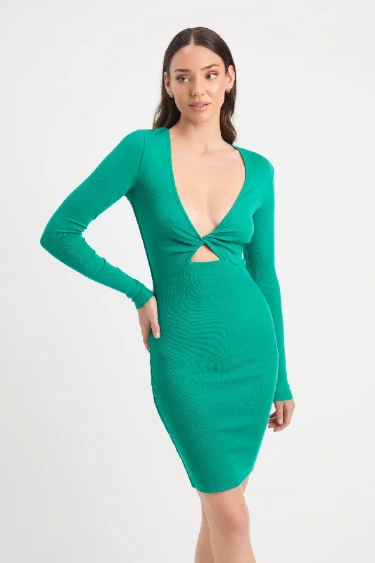 kalara-long-sleeve-dress-dans-green