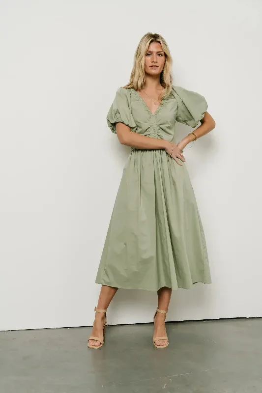 Kate V-Neck Midi Dress