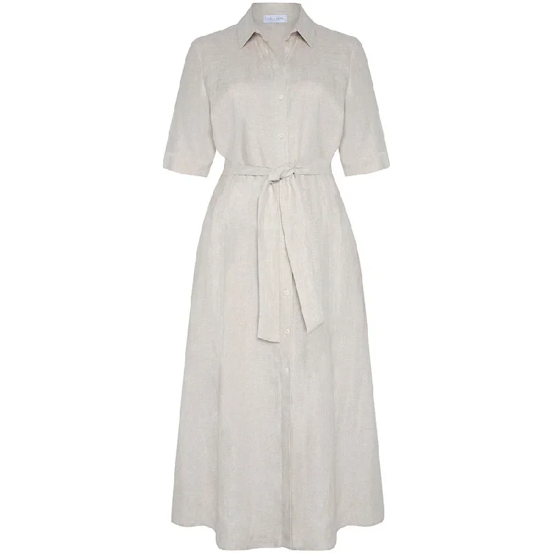 FLOWING LINEN DRESS