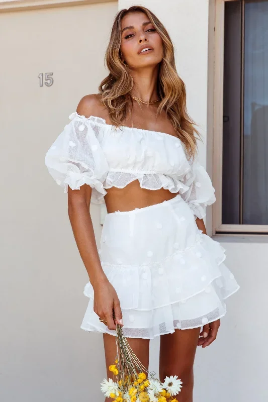 krista-layered-ruffle-pompom-skirt-white