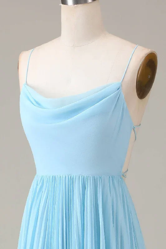 lace-up-cowl-neck-light-blue-a-line-chiffon-bridesmaid-dress