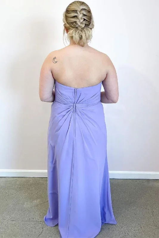 lavender-chiffon-sweetheart-ruched-bridesmaid-dress