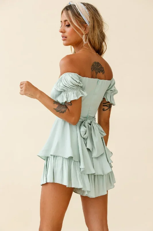 linka-off-shoulder-tie-back-romper-pistachio