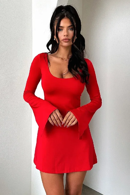 marcia-long-sleeve-dress-red-1