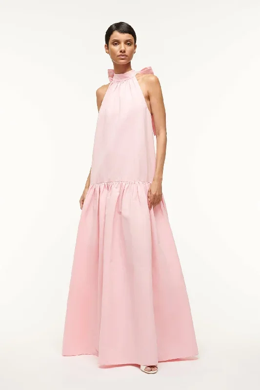 MAXI MARLOWE DRESS | PEARL PINK