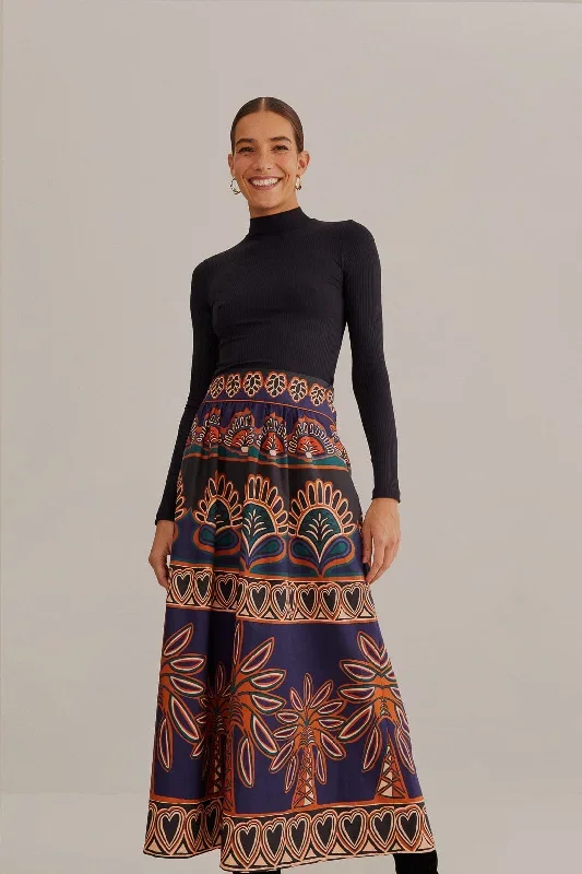 orange-ainika-tapestry-midi-skirt