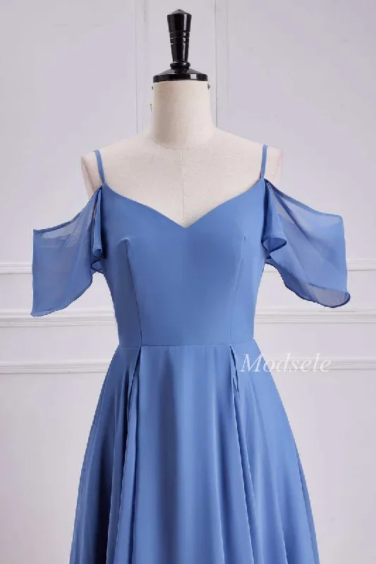 periwinkle-cold-shoulder-a-line-long-dress