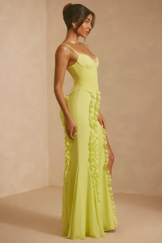 perrine-corset-frill-skirt-maxi-dress-lime-green