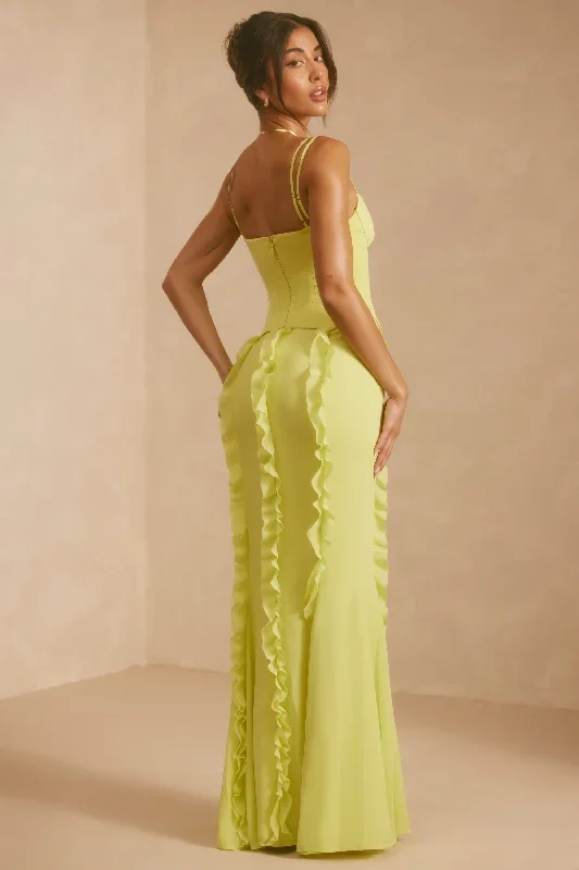 perrine-corset-frill-skirt-maxi-dress-lime-green