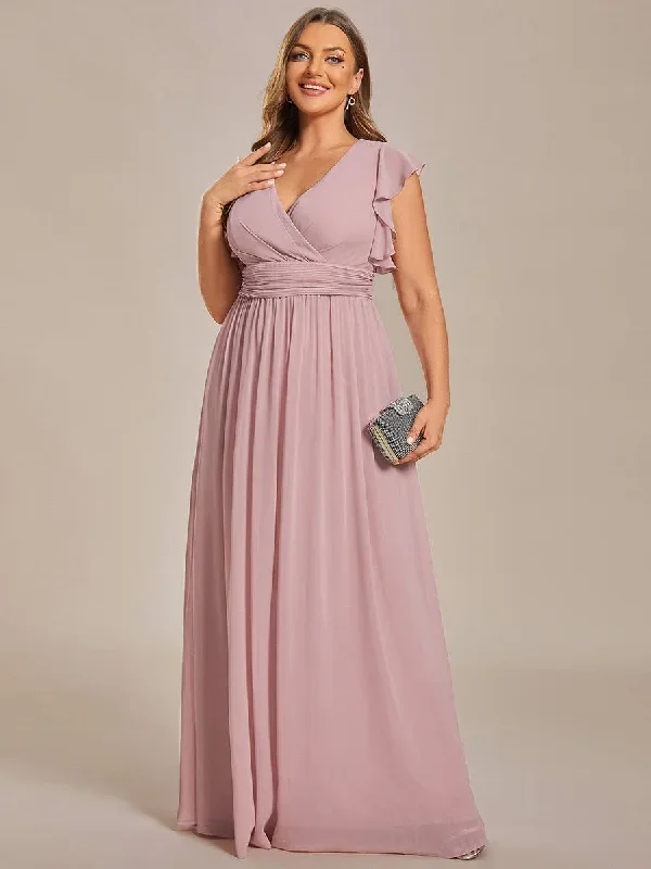 plus-size-chiffon-pleated-a-line-back-cutout-bridesmaid-dress-es01819