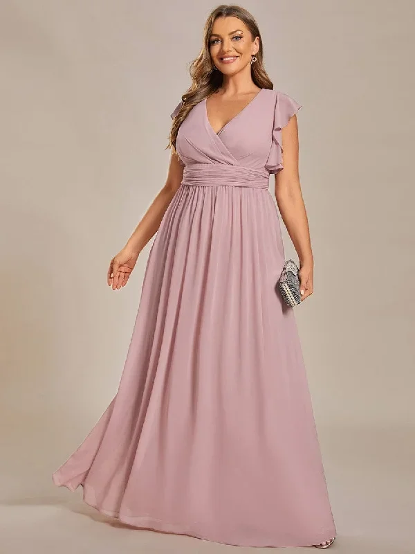 plus-size-chiffon-pleated-a-line-back-cutout-bridesmaid-dress-es01819