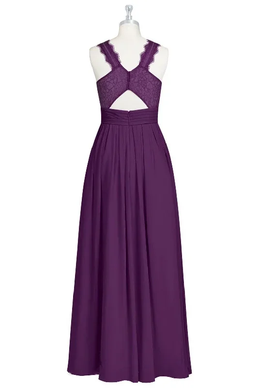 purple-halter-backless-a-line-gathered-bridesmaid-dress