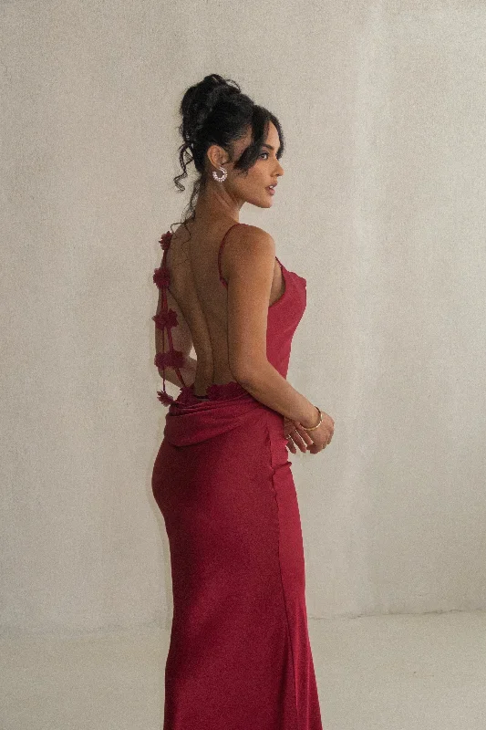 red-barcelona-satin-maxi-dress