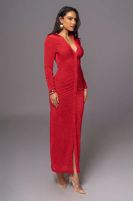 red-zahra-button-front-maxi-dress