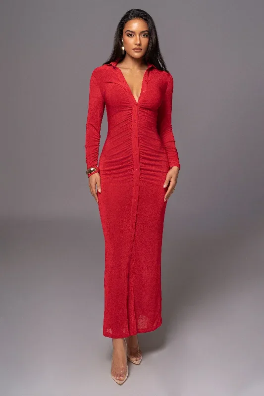 red-zahra-button-front-maxi-dress