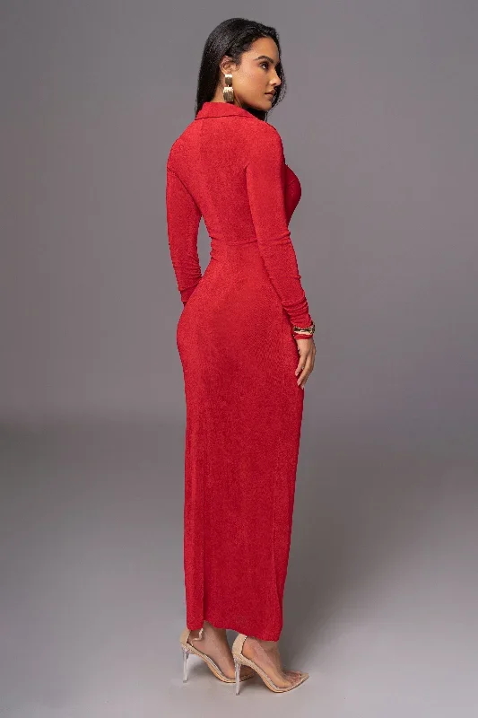 red-zahra-button-front-maxi-dress