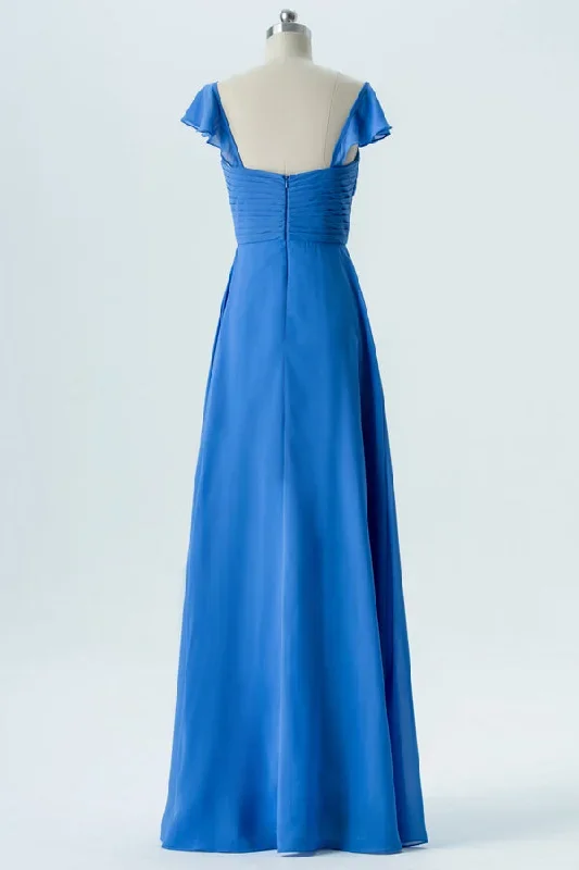 robalt-blue-chiffon-sweetheart-bridesmaid-dress-with-cap-sleeves