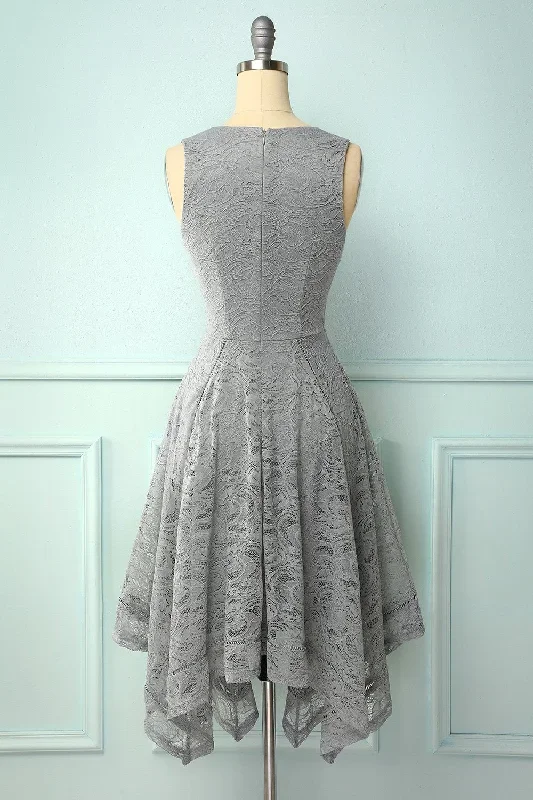 robe-dentelle-asymetrique-gris-col-en-v