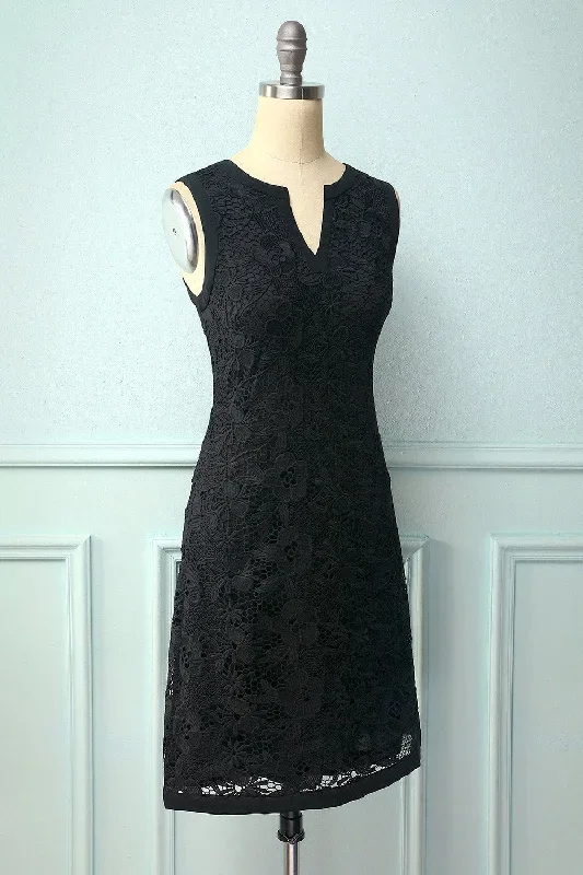 robe-en-dentelle-fleurie-noire