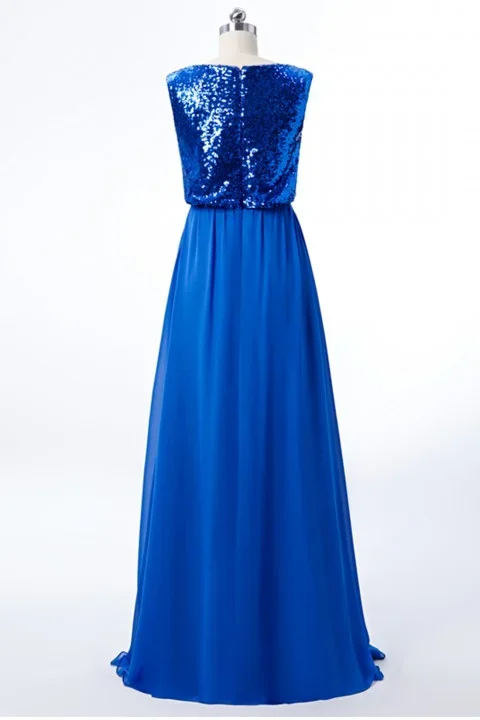 royal-blue-blouson-bodice-long-bridesmaid-dress