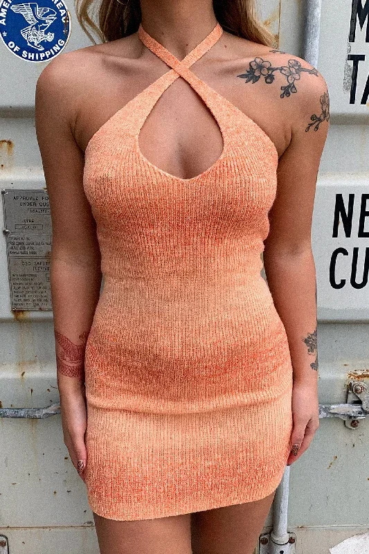 rum-knitted-dress-orange-1