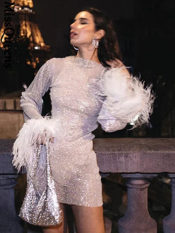 sexy-rhinestones-mesh-feathers-dress-women-fashion-tassel-see-through-long-sleeve-dress-2022-shinny-sequins-club-party-outfit