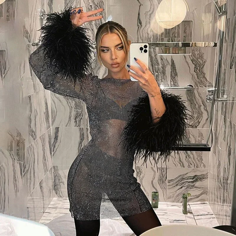 sexy-rhinestones-mesh-feathers-dress-women-fashion-tassel-see-through-long-sleeve-dress-2022-shinny-sequins-club-party-outfit