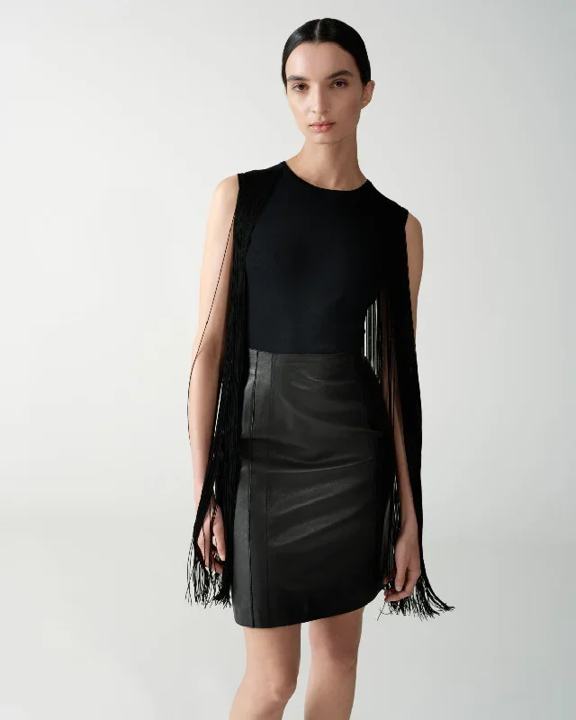 short-leather-pencil-skirt-black