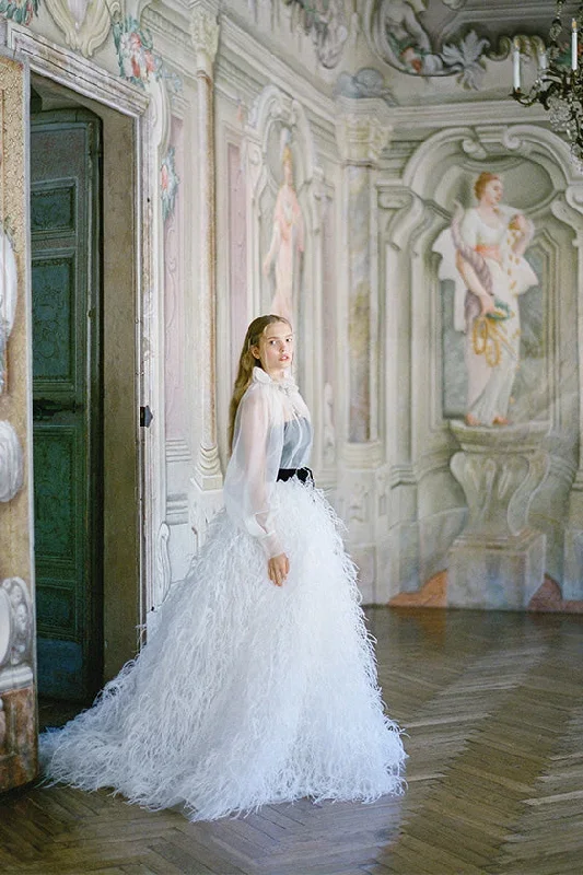 silk-white-organza-high-neck-blouse-with-jewel