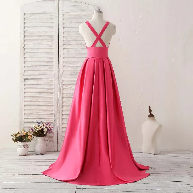 simple-v-neck-long-prom-dress-backless-evening-dress